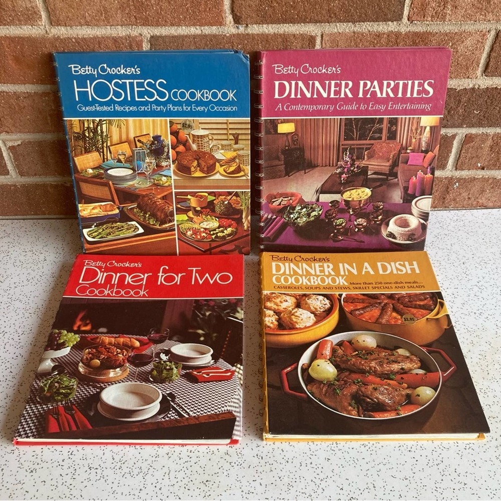 Vintage Betty Crocker Cookbooks